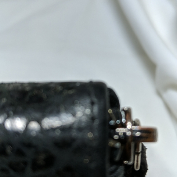 Kenneth Cole Wallet Black Snakeskin Print - Picture 6 of 9